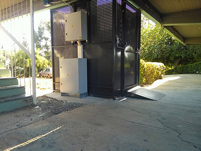 Εγκατάσταση εξωτερικού αναβατόριου ασανσερ