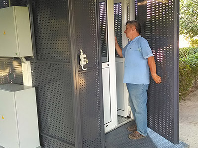 Εγκατάσταση εξωτερικού αναβατόριου ασανσερ