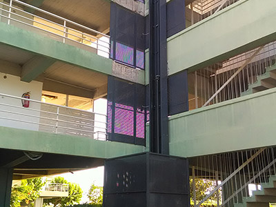 Εγκατάσταση εξωτερικού αναβατόριου ασανσερ