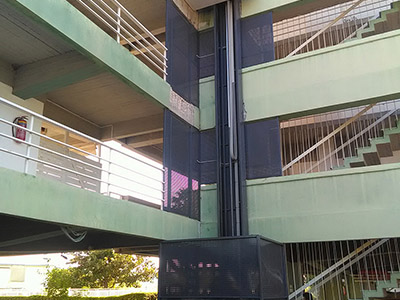 Εγκατάσταση εξωτερικού αναβατόριου ασανσερ