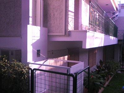 Εγκατάσταση εξωτερικού αναβατόριου ασανσερ