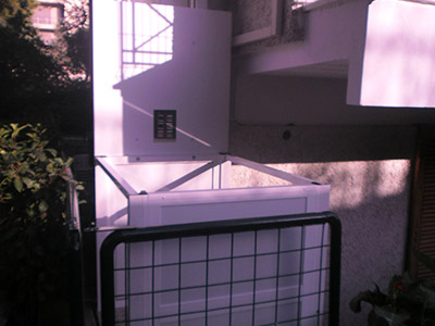 Εγκατάσταση εξωτερικού αναβατόριου ασανσερ