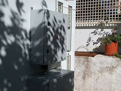 Εγκατάσταση εξωτερικού αναβατόριου ασανσερ