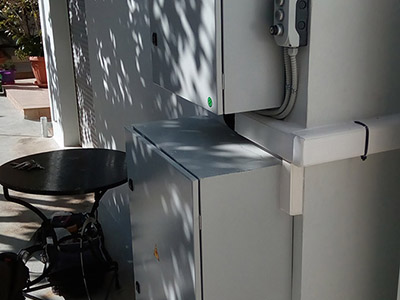 Εγκατάσταση εξωτερικού αναβατόριου ασανσερ