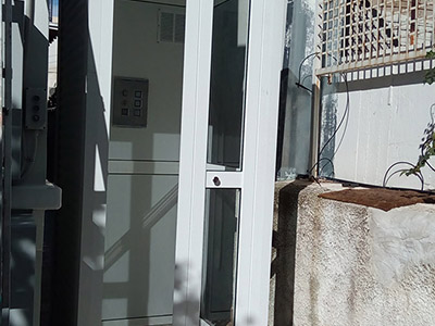 Εγκατάσταση εξωτερικού αναβατόριου ασανσερ