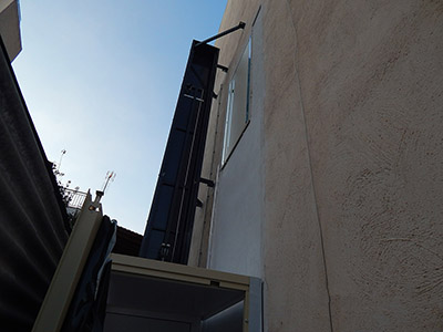 Εγκατάσταση εξωτερικού αναβατόριου ασανσερ