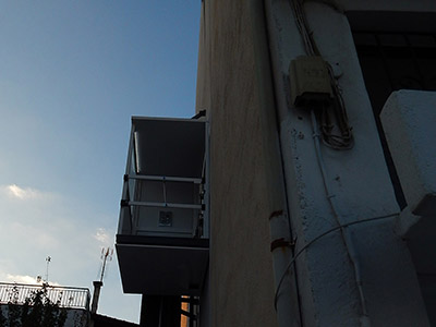 Εγκατάσταση εξωτερικού αναβατόριου ασανσερ