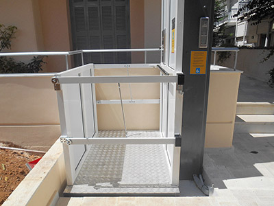 Εγκατάσταση εξωτερικού αναβατόριου ασανσερ