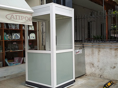 Εγκατάσταση εξωτερικού αναβατόριου ασανσερ