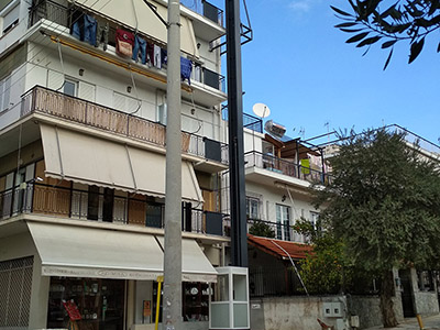 Εγκατάσταση εξωτερικού αναβατόριου ασανσερ