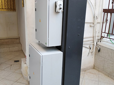 Εγκατάσταση εξωτερικού αναβατόριου ασανσερ