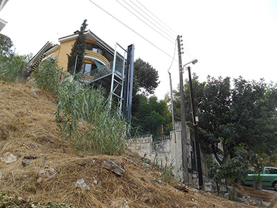 Εγκατάσταση εξωτερικού αναβατόριου ασανσερ