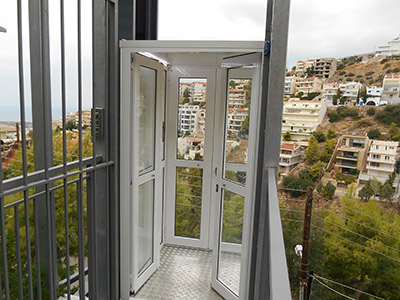 Εγκατάσταση εξωτερικού αναβατόριου ασανσερ