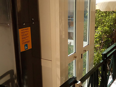 Εγκατάσταση εξωτερικού αναβατόριου ασανσερ