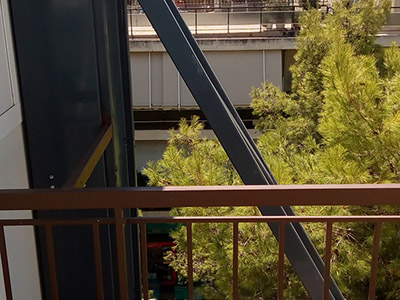 Εγκατάσταση εξωτερικού αναβατόριου ασανσερ