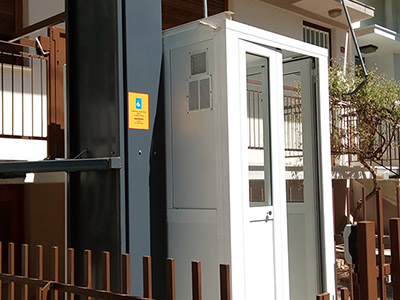 Εγκατάσταση εξωτερικού αναβατόριου ασανσερ