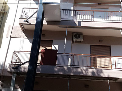 Εγκατάσταση εξωτερικού αναβατόριου ασανσερ