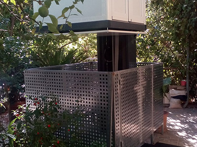 Εγκατάσταση εξωτερικού αναβατόριου ασανσερ