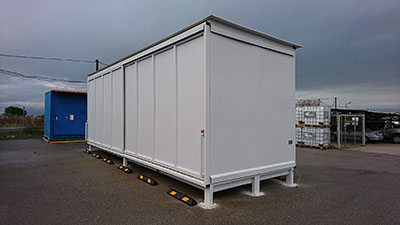 Οικίσκος αποθήκευσης επικίνδυνων τοξικών