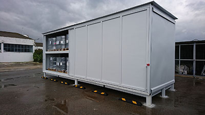 Οικίσκος αποθήκευσης επικίνδυνων τοξικών