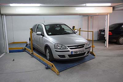 Εγκατάσταση συστήματος στάθμευσης parking