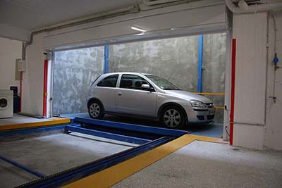 Εγκατάσταση συστήματος στάθμευσης parking