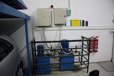 Εγκατάσταση συστήματος στάθμευσης parking