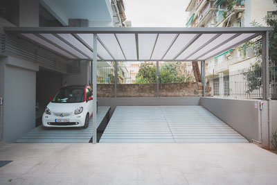 Σύστημα στάθμευσης για αυτοκίνητα