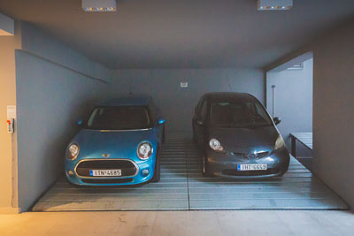 Σύστημα στάθμευσης για αυτοκίνητα