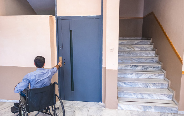 Donation of a wheelchair for the disabled βιομαν